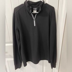 Jockey Men's Zip-Up Black Sweater